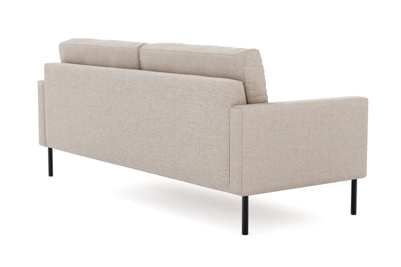 Nevada 3-istuttava Small Kangassohva 198 cm leveä - Beige - Huonekalut - Sohva - 3:n istuttava sohva