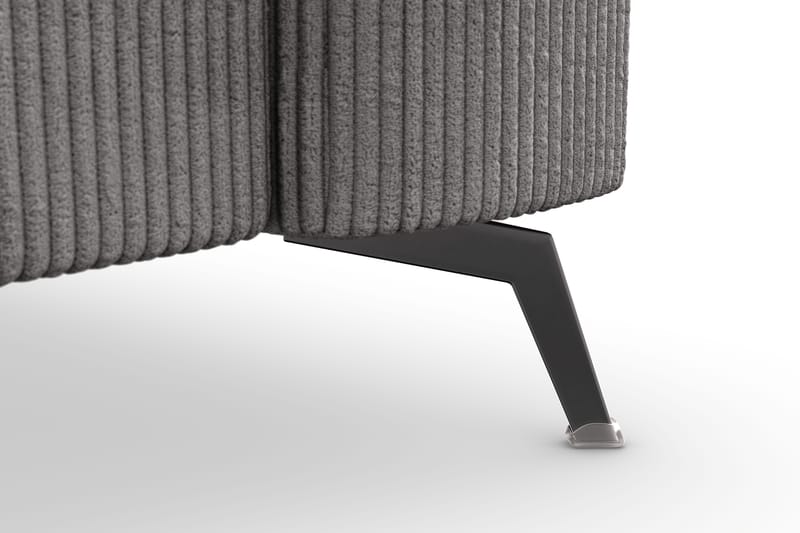 Ocean Lyx 3-istuttava Manchestersohva - Tummanharmaa - Huonekalut - Sohva - 3:n istuttava sohva