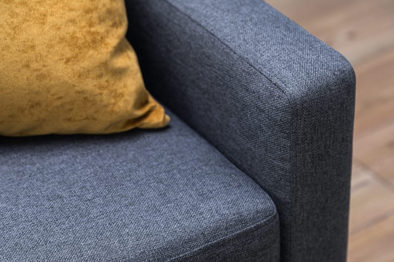 Peppe 3-istuttava Kangassohva - Tummanharmaa - Huonekalut - Sohva - 3:n istuttava sohva