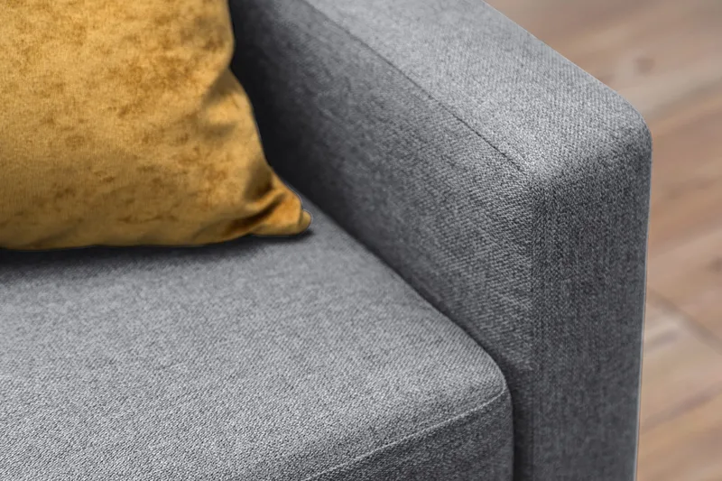 Peppe 3-istuttava Kangassohva - Vaaleanharmaa - Huonekalut - Sohva - 3:n istuttava sohva