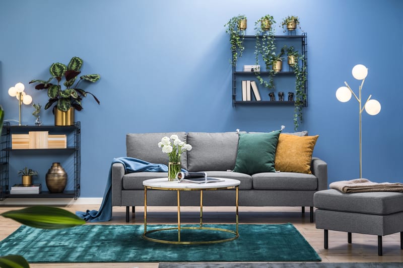 Peppe 3-istuttava Kangassohva - Vaaleanharmaa - Huonekalut - Sohva - 3:n istuttava sohva