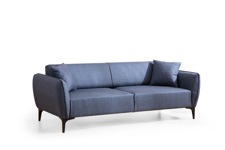 Sohva 3:n ist Wangaratta - Sininen - 3:n istuttava sohva - Sohva