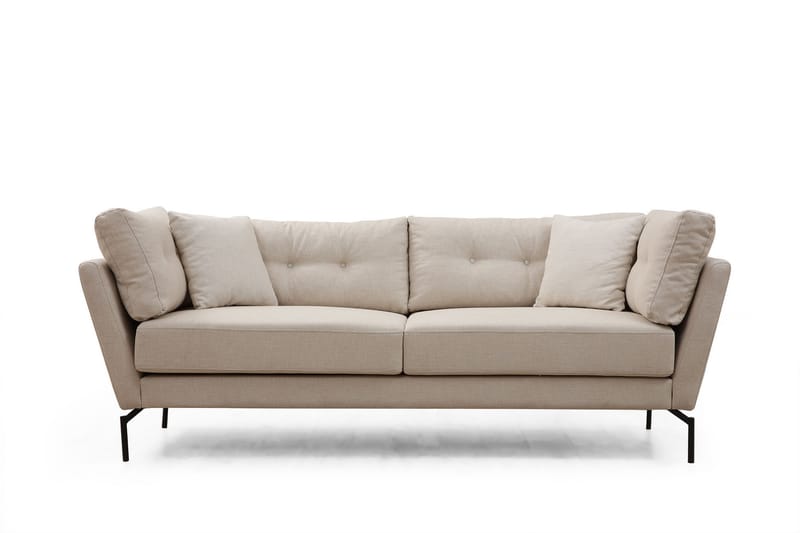 Sohva 3:n ist Yass - Beige - Huonekalut - Sohva - 3:n istuttava sohva