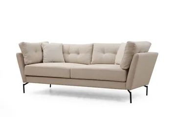 Sohva 3:n ist Yass - Beige - Huonekalut - Sohva - 3:n istuttava sohva