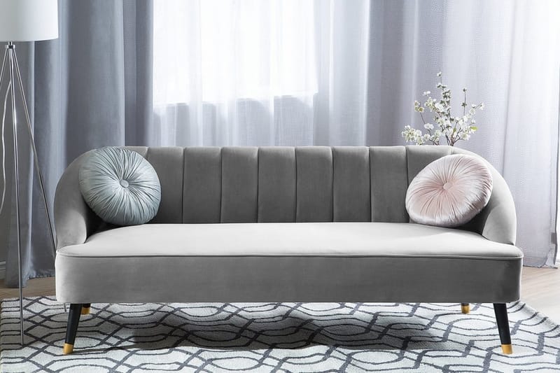 Sohva Alsvag 2-4:n ist - Harmaa - Huonekalut - Sohva - 3:n istuttava sohva