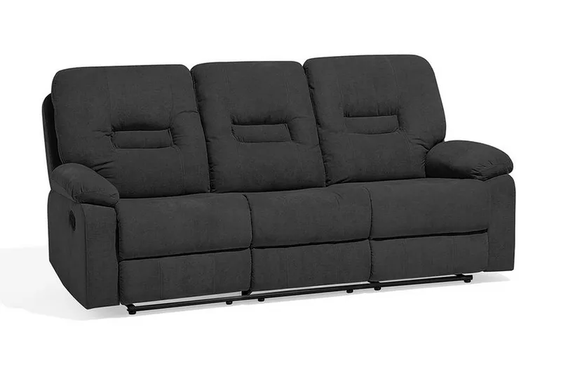 Sohva Bergen 3:n ist, Musta | Harmaa