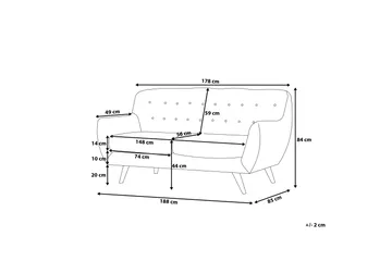Sohva Bodo 3:n ist - Huonekalut - Sohva - 3:n istuttava sohva