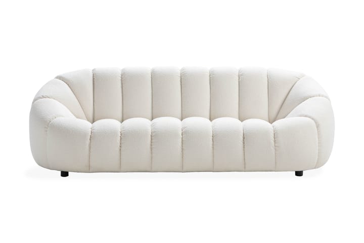 Sohva Kisaku 3:n ist - Valkoinen - 3:n istuttava sohva - Sohva