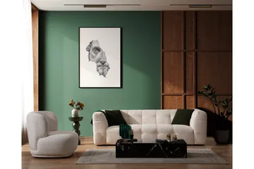 Sohva Manato 3:n ist - Beige - Huonekalut - Sohva - 3:n istuttava sohva