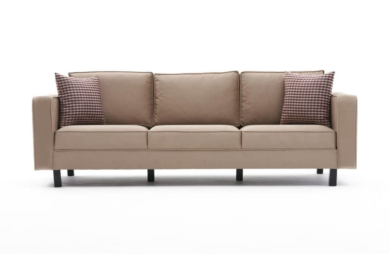 Sohva Vivianna 3:n ist - Beige - Huonekalut - Sohva - 3:n istuttava sohva