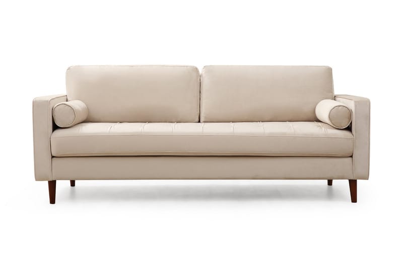 Sohva Puento 3:n ist - Beige - Huonekalut - Sohva - 3:n istuttava sohva