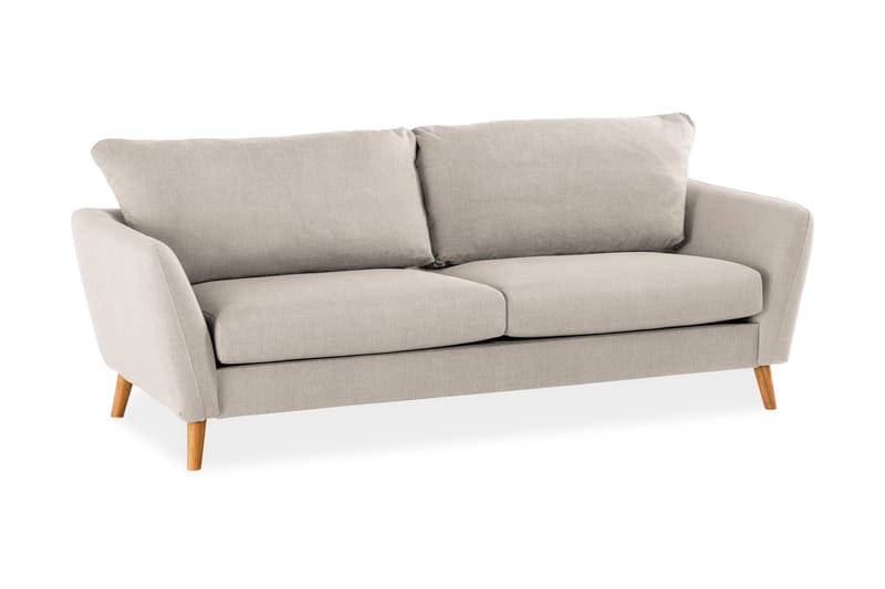 Trend 3-istuttava Kangassohva - Beige - Huonekalut - Sohva - 3:n istuttava sohva