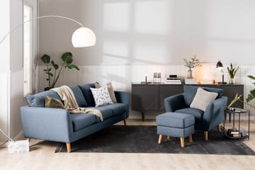 Trend 3-istuttava Kangassohva - Sininen - Huonekalut - Sohva - 3:n istuttava sohva