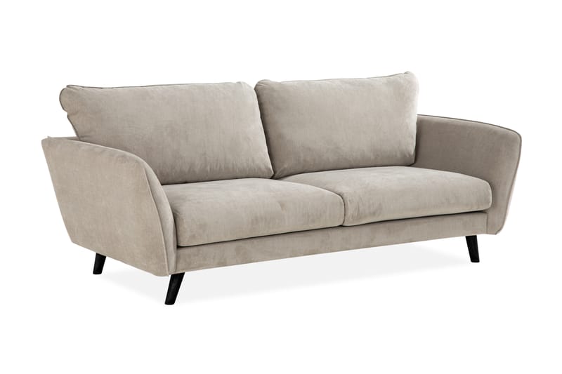 Trend Lyx 3-istuttava Kangassohva - Beige - Huonekalut - Sohva - 3:n istuttava sohva