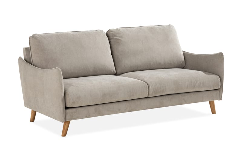 Trend Lyx 3-istuttava Kangassohva - Beige - Huonekalut - Sohva - 3:n istuttava sohva