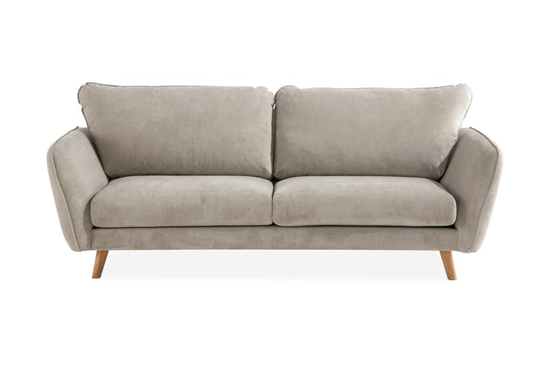 Trend Lyx 3-istuttava Kangassohva - Beige - Huonekalut - Sohva - 3:n istuttava sohva