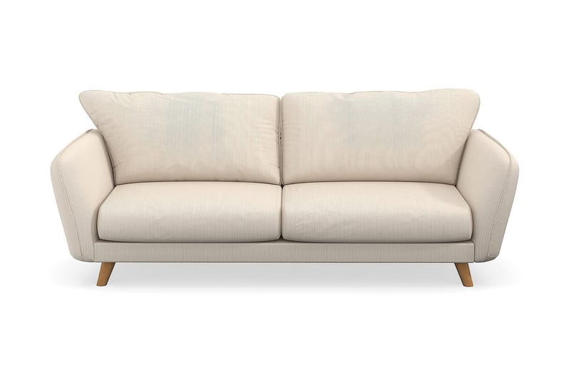 Trend Lyx 3-istuttava Manchestersohva - Beige - Huonekalut - Sohva - 3:n istuttava sohva