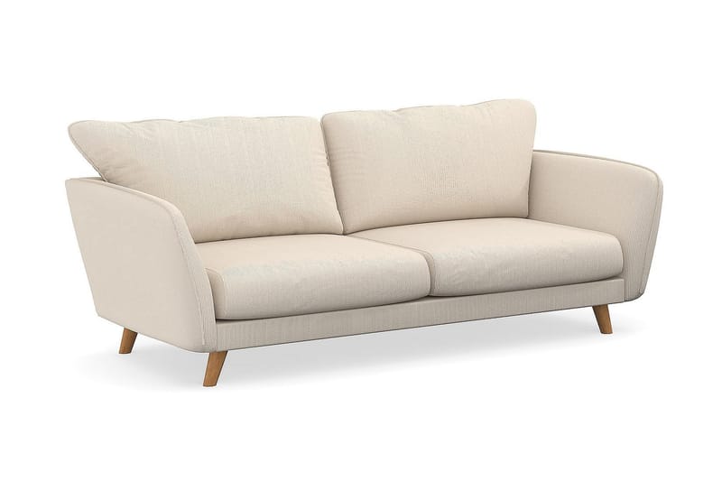 Trend Lyx 3-istuttava Manchestersohva - Beige - Huonekalut - Sohva - 3:n istuttava sohva