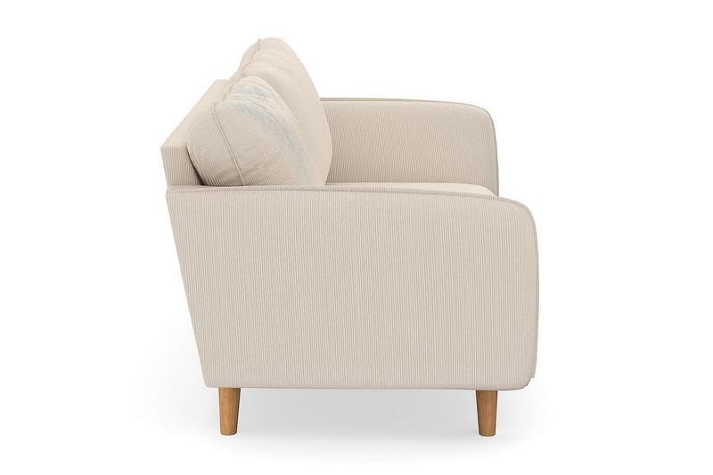 Trend Lyx 3-istuttava Manchestersohva - Beige - Huonekalut - Sohva - 3:n istuttava sohva