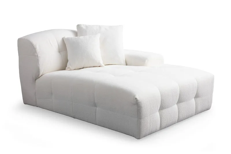 4-istuttava Sohva Divaanilla Buddy - Valkoinen - Huonekalut - Sohva - Divaanisohva