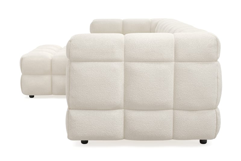 4-istuttava Sohva Elise divaanilla Vasemmalla - Beige Teddy - Huonekalut - Sohva - Divaanisohva