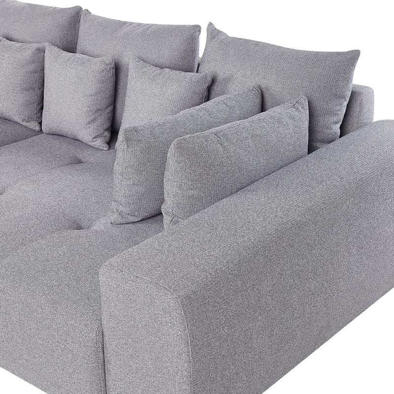 4-istuttava sohva Torpo - Harmaa, Musta - Huonekalut - Sohva - 4:n istuttava sohva