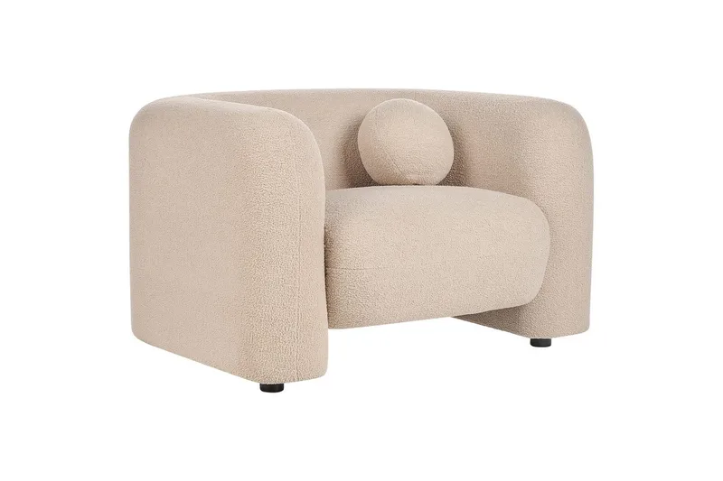 4-sits Soffgrupp Beliani Leiren Beige Beige - Huonekalut - Sohva - Sohvaryhmä