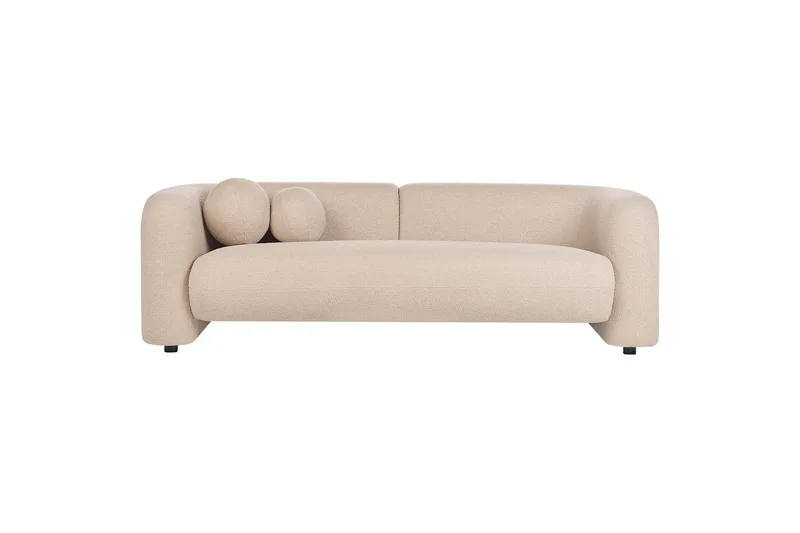 4-sits Soffgrupp Beliani Leiren Beige Beige - Huonekalut - Sohva - Sohvaryhmä