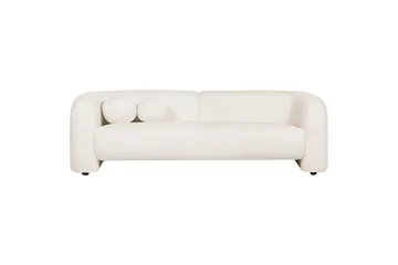 4-sits Soffgrupp Beliani Leiren Beige White - Huonekalut - Sohva - Sohvaryhmä