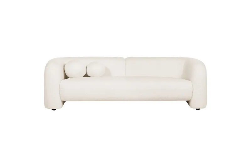 4-sits Soffgrupp Beliani Leiren Beige White - Huonekalut - Sohva - Sohvaryhmä