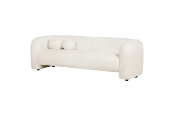 4-sits Soffgrupp Beliani Leiren Beige White - Huonekalut - Sohva - Sohvaryhmä