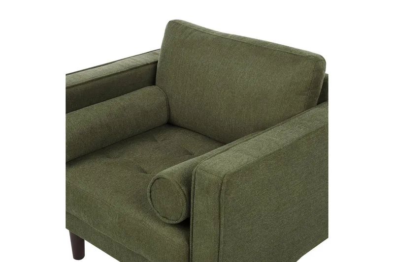 4-sits Soffgrupp Beliani Nurmo Beige/mörkt trä Green||Dark colored wood - Huonekalut - Sohva - Sohvaryhmä
