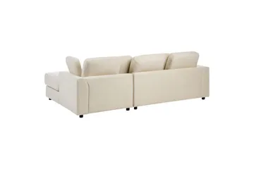 4-sitssoffa Beliani Kohlo Beige/svart, Högervänd Beige||Black Right-faced - Huonekalut - Sohva - Sohvaryhmä