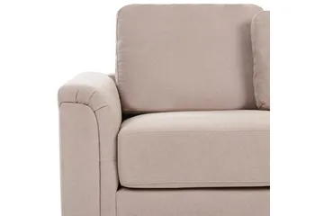 4-sitssoffa Beliani Kohlo Beige/svart, Högervänd Taupe Right-faced - Beige - Huonekalut - Sohva - Sohvaryhmä