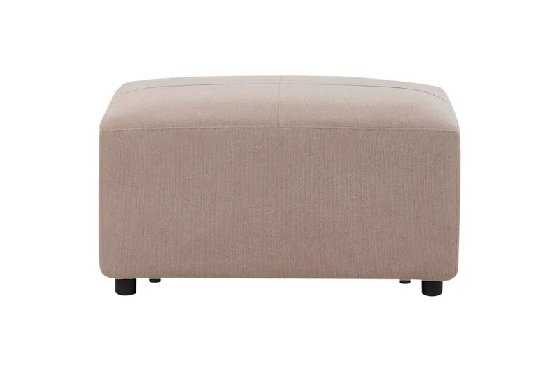 4-sitssoffa Beliani Kohlo Beige/svart, Högervänd Taupe||Black Left-faced - Huonekalut - Sohva - Sohvaryhmä