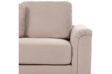 4-sitssoffa Beliani Kohlo Beige/svart, Högervänd Taupe||Black Left-faced - Huonekalut - Sohva - Sohvaryhmä