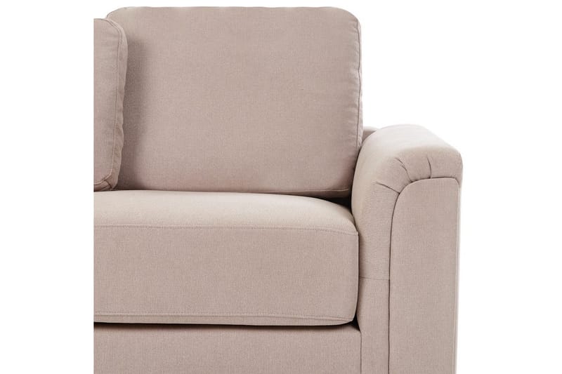 4-sitssoffa Beliani Kohlo Beige/svart, Högervänd Taupe||Black Left-faced - Huonekalut - Sohva - Sohvaryhmä