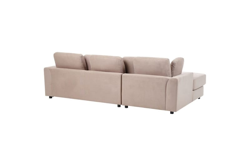4-sitssoffa Beliani Kohlo Beige/svart, Högervänd Taupe||Black Left-faced - Huonekalut - Sohva - Sohvaryhmä
