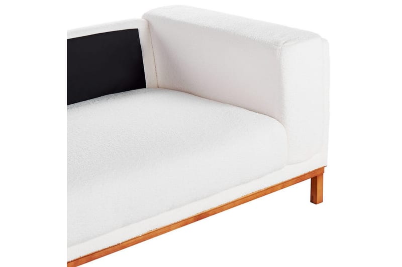 4-sitssoffa Beliani Veng Beige, ljust trä White||Light colored wood - Huonekalut - Sohva