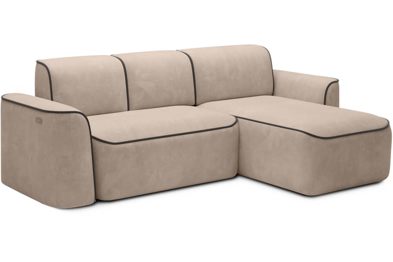 4-paikkainen sohva Divan-osalla Ume - Beige - Huonekalut - Sohva - Divaanisohva
