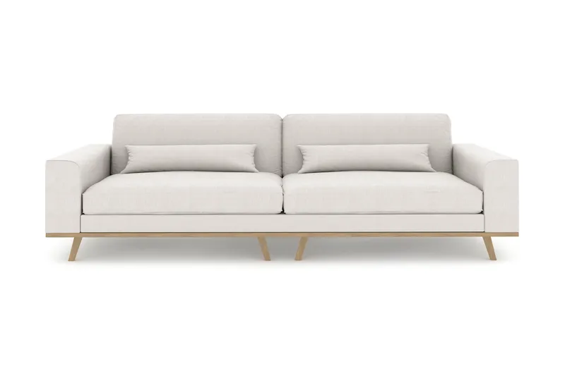 Copenhagen 4-istuttava Kangassohva, Vaaleanharmaa