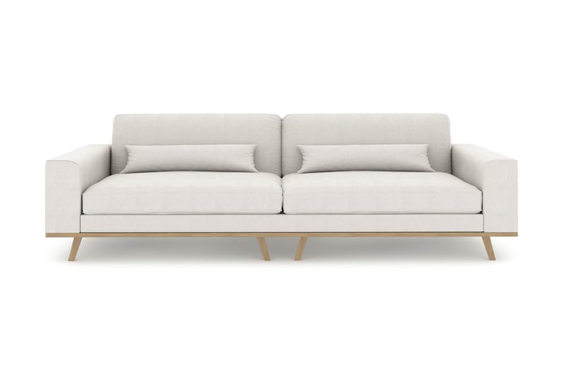 Copenhagen 4-istuttava Kangassohva - Vaaleanharmaa - Huonekalut - Sohva - 4:n istuttava sohva