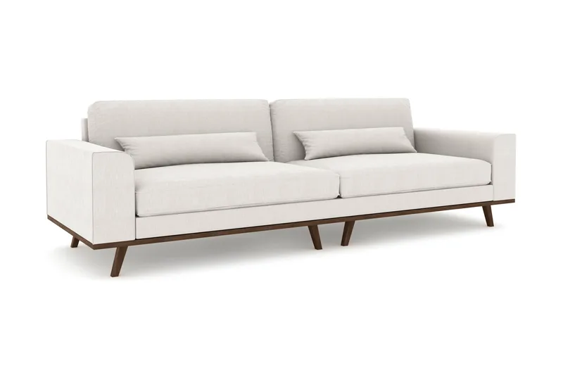 Copenhagen 4-istuttava Kangassohva - Vaaleanharmaa - Huonekalut - Sohva - 4:n istuttava sohva