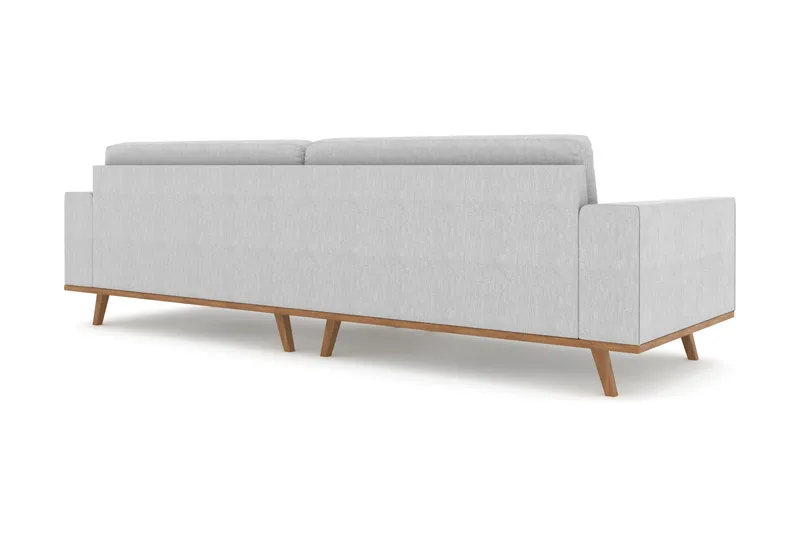 Copenhagen 4-istuttava Kangassohva - Vaaleanharmaa - Huonekalut - Sohva - 4:n istuttava sohva