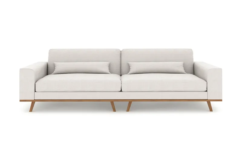 Copenhagen 4-istuttava Kangassohva - Vaaleanharmaa - Huonekalut - Sohva - 4:n istuttava sohva