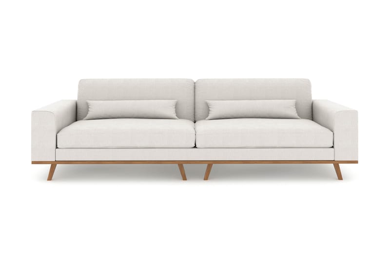 Copenhagen 4-istuttava Kangassohva - Vaaleanharmaa - Huonekalut - Sohva - 4:n istuttava sohva