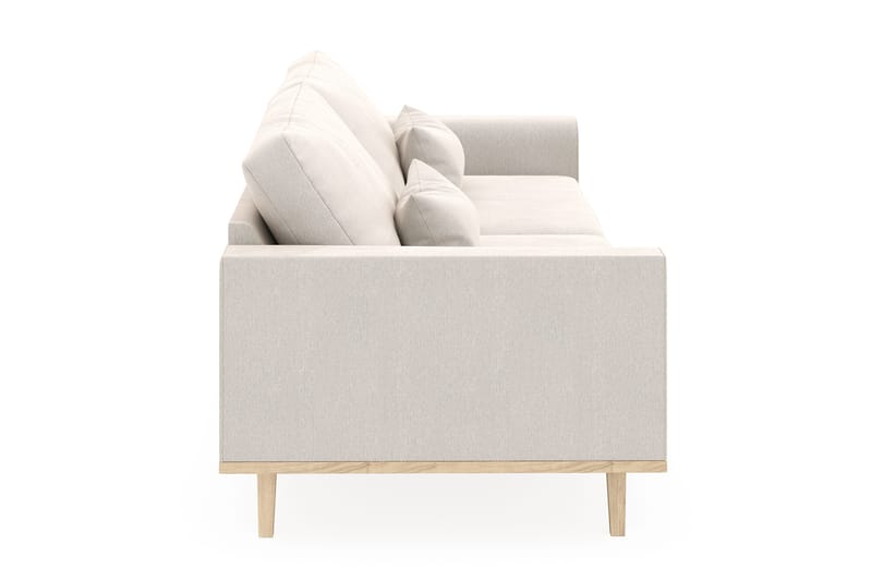 Copenhagen 4-istuttava Samettisohva - Kermanvalkoinen - Huonekalut - Sohva - 4:n istuttava sohva