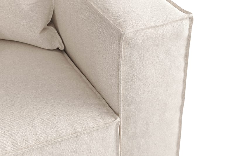 Cubo 4-istuttava Syvä Modulaarisohva Manchester-kankaalla - Beige - Huonekalut - Sohva - 4:n istuttava sohva