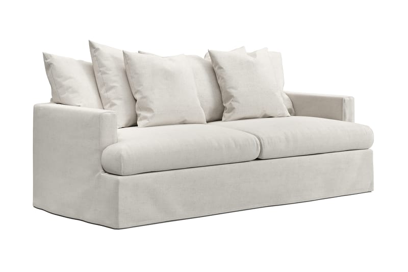 Menard 3-istuttava Kangassohva - Beige - Huonekalut - Sohva - 3:n istuttava sohva