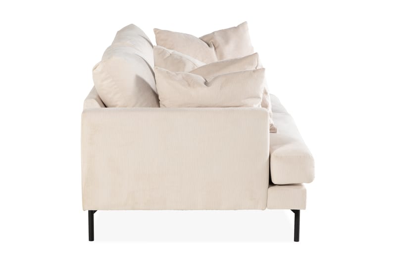 Menard 3-istuttava Manchestersohva - Beige - Huonekalut - Sohva - 3:n istuttava sohva